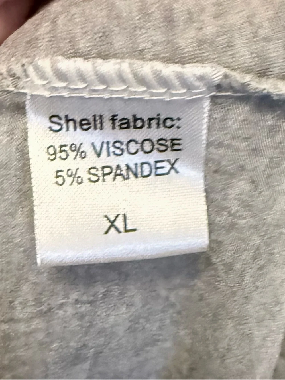 Gray Tank Top with Adjustable Spaghetti Straps and Built In Bra Size XL NWOT - Picture 2 of 4